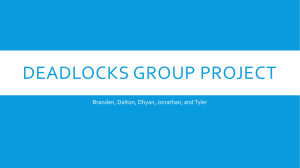 Deadlocks Group Project