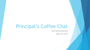 Principal*s Coffee Chat