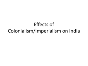 JAR Marriott in 1932 wrote about the benefits of British imperialism