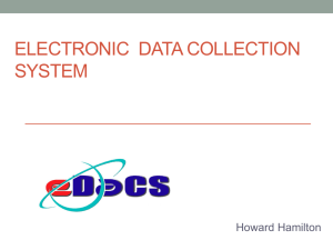 Electronic Data Collection System (eDaCS)