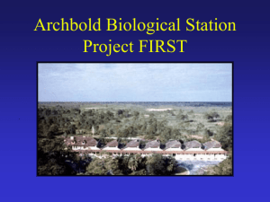 Powerpoint - Archbold Biological Station