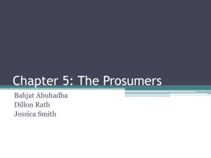 The Prosumers