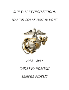 sun valley high school marine corps junior rotc 2013 – 2014 cadet