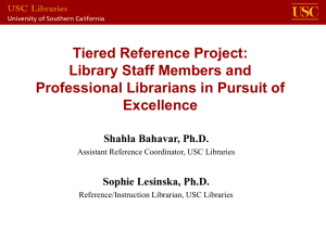 Tiered Reference Project