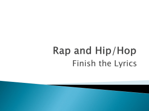 Rap and Hip/Hop