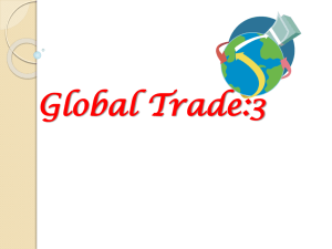 Global Trade Lesson 3