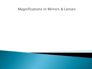 Magnification in Mirror & Lenses