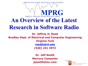 An Overview of the Latest Research in Software Radio