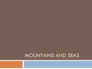 Mountains and Seas