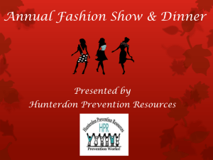 Annual Fashion Show & Dinner - Hunterdon Prevention Resources