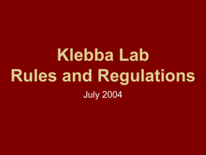 Klebba's Lab