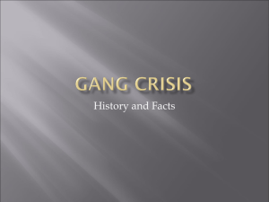 Gang Crisis