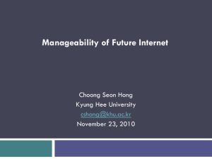 Manageability in Future Internet