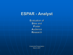 ESPAR-Analyst