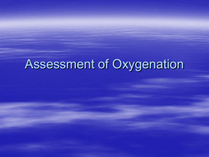Assessment of Oxygenation