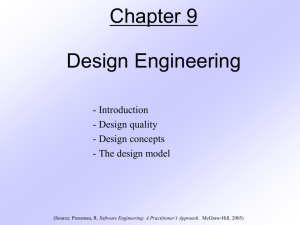 Chapter 9 - Design Engineering