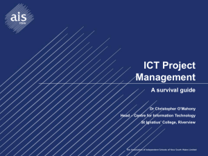 D2-W3A ICT Project Management (Christopher O'Mahony)