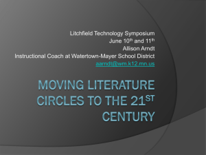 Moving Literature Circles to the 21st Century