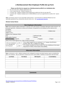 Non-employee Profile Setup Form