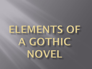 Elements of a Gothic Novel Powerpoint