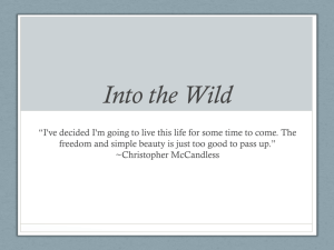 Into the Wild PPT