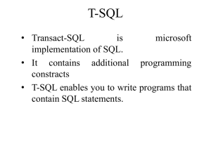 T_SQL