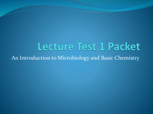Lecture Test 1 Packet