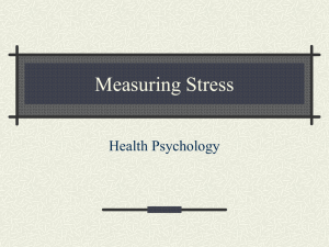 Measuring Stress