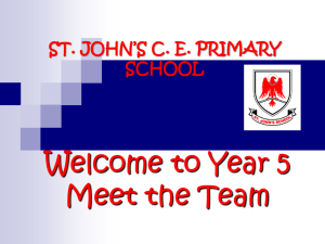 ST. JOHN*S C. E. PRIMARY SCHOOL