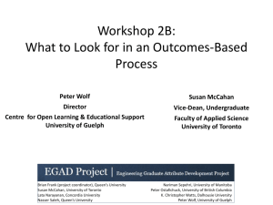 CEEA 2012 Workshop 2-2B: What to Look for in an