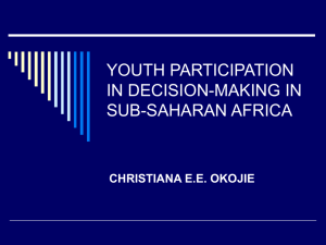 youth participation in decision-making in sub