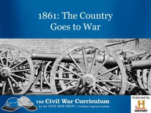The Country Goes to War PPT
