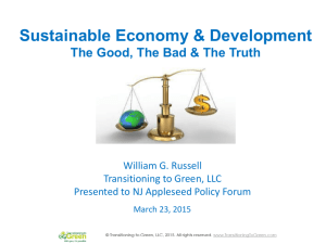 Sustainable Economy & Development