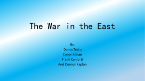 The War in the East - St. Mary of Gostyn Community