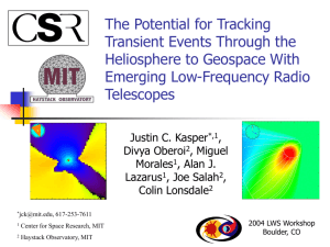 The Potential for Tracking Transient Events Through the