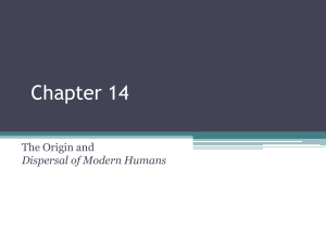 PowerPoint Presentation - Chapter 11 Homo