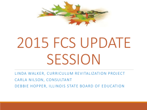 2015 FCS Update Session PowerPoint