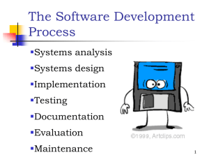 Software Development Notes