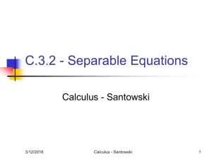 C.9.2 - Separable Equations