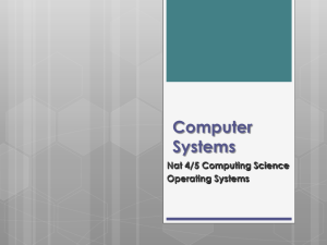 Operating Systems - Shawlands Academy