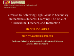 Marilyn Carlson, Arizona State University