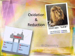 Oxidation & Reduction