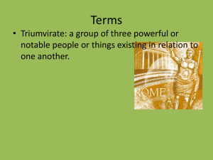 Julius Caesar Themes and Terms