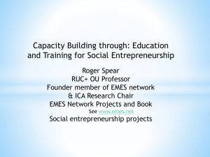 Social entrepreneurship, social enterprise and social responsibility