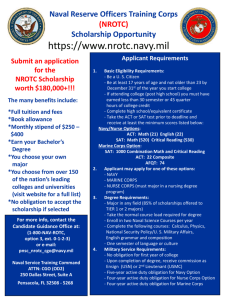 NROTC Colleges and Universities