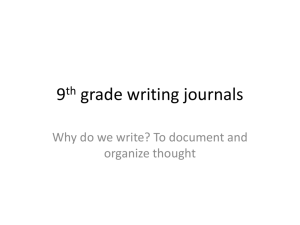 Writing Journal Prompts