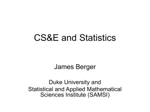 Statistics in CSME