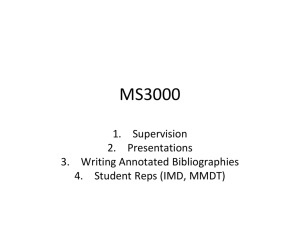 MS3000 - Personal Home Pages (at UEL)