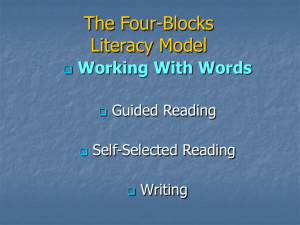 The Four-Blocks Literacy Model