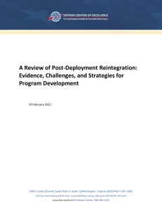 Reintegration Post-Deployment